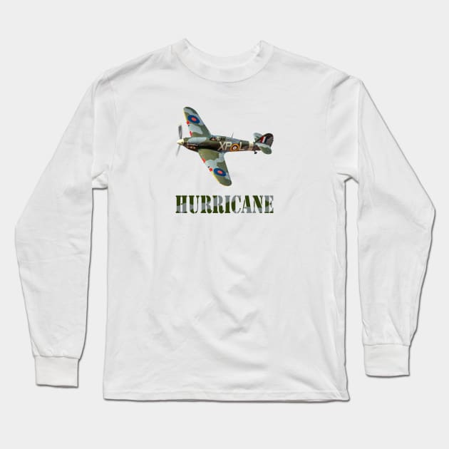 Hawker Hurricane Long Sleeve T-Shirt by SteveHClark